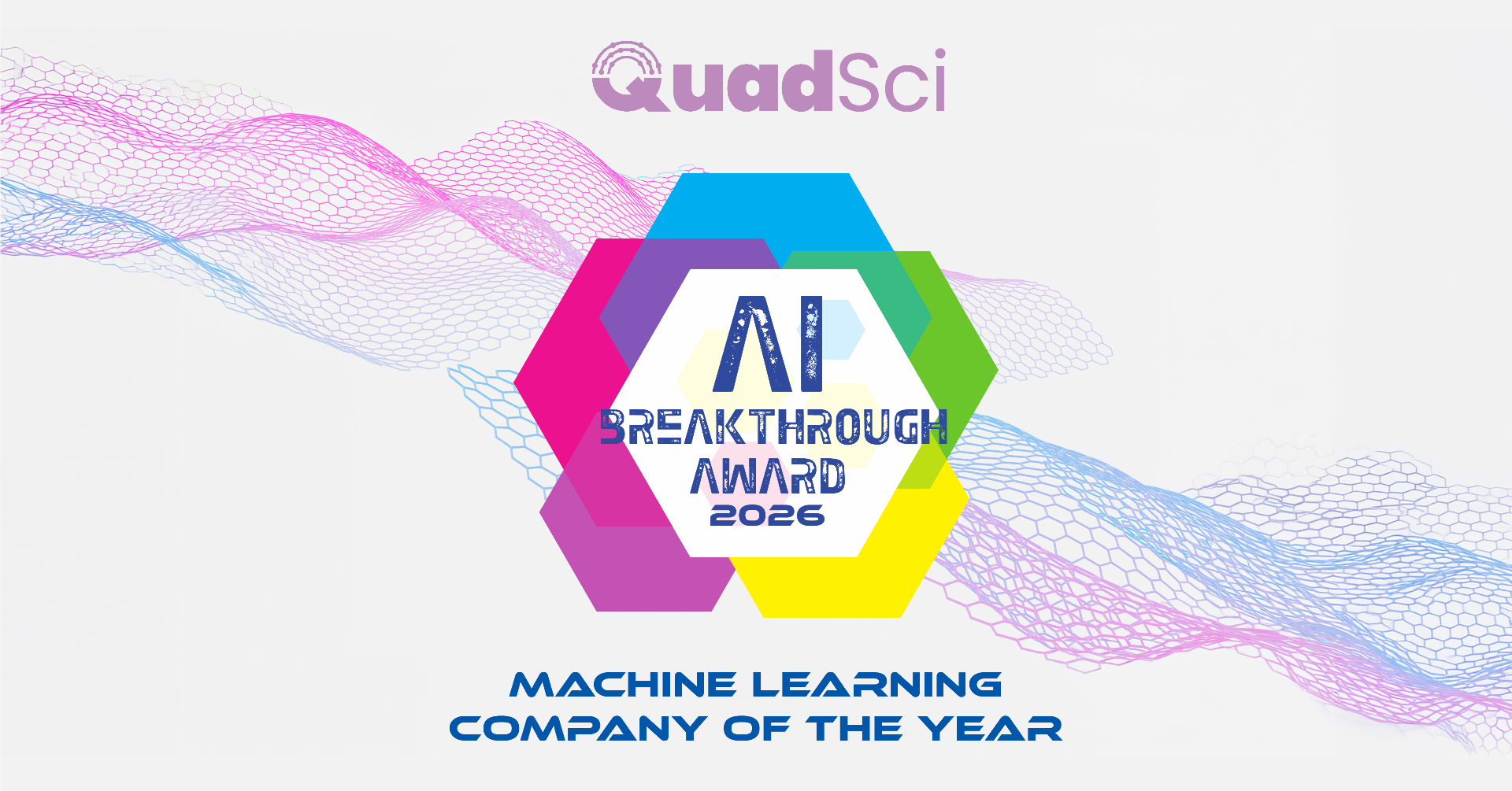 QuadSci Named "Machine Learning Company of the Year" in 9th Annual AI Breakthrough Awards Program